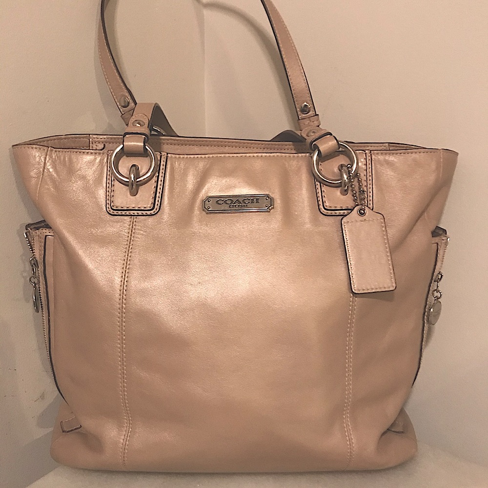 Tan COACH Leather Bag
